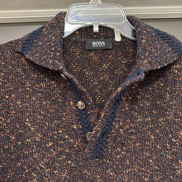 Hugo Boss Other - Hugo Boss knit collared sweater 50 L